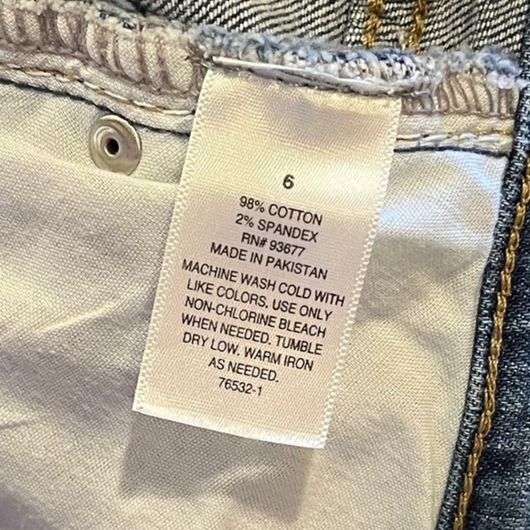 A.N.A. Denim Wide Leg Crop Pants High Rise 6 - Picture 10 of 12